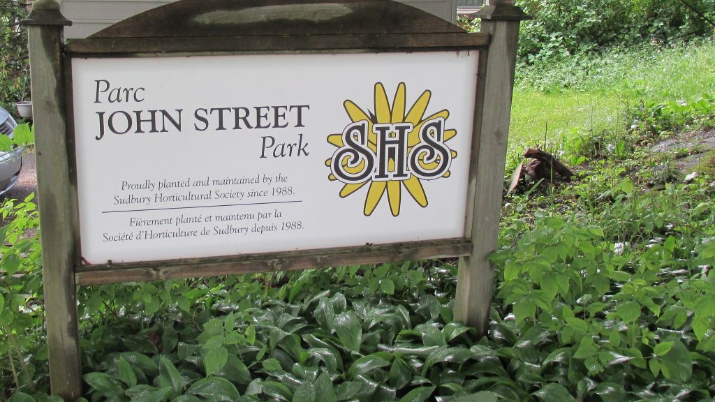 John Street Park Sign